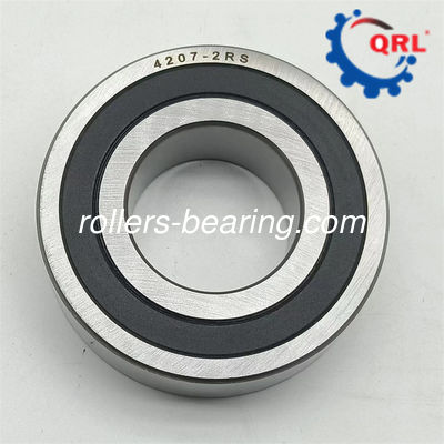 Rolamentos de esferas de ranhuras profundas de fila dupla 4207 2RS TN 35x72x23 mm